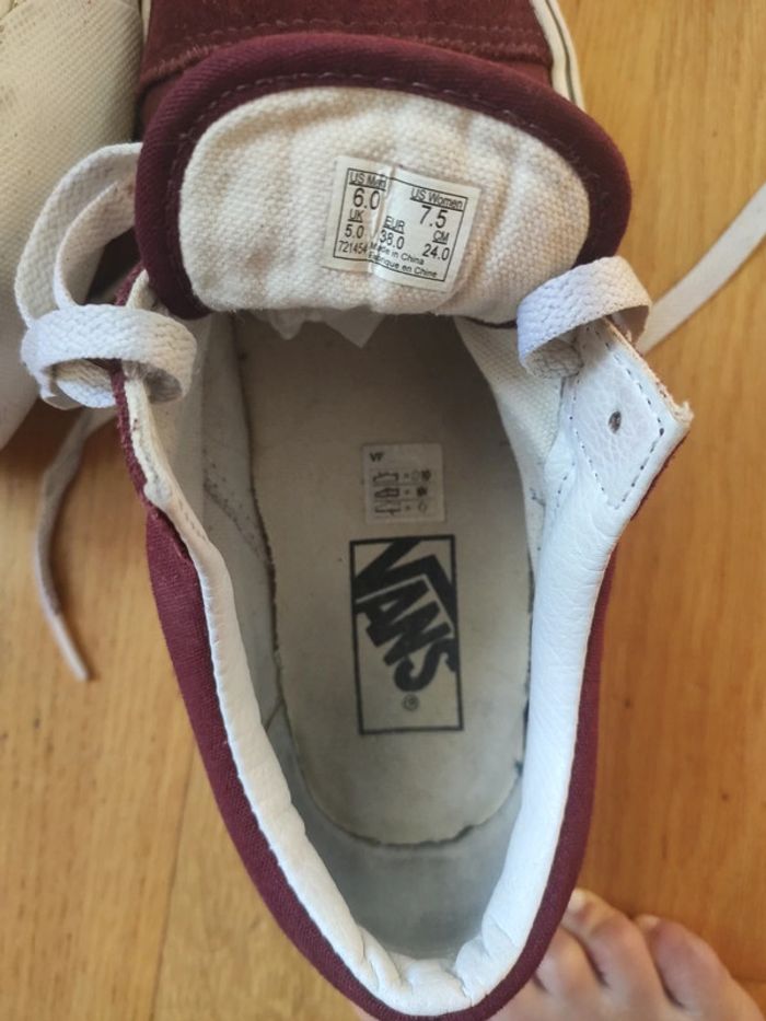 Basket Vans plateforme bordeaux - photo numéro 5