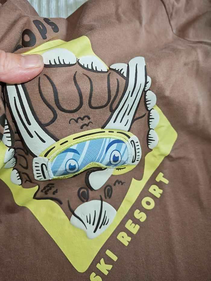 Tee-shirt sergent major 10 ans motif changeant - photo numéro 3