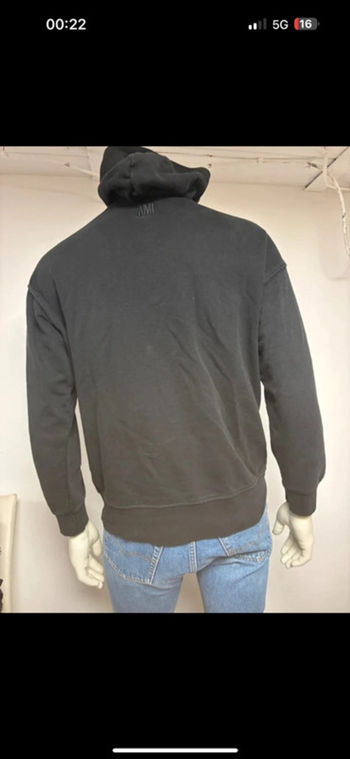 Sweat à capuche AMI noir – Taille M – Excellent état - photo numéro 7