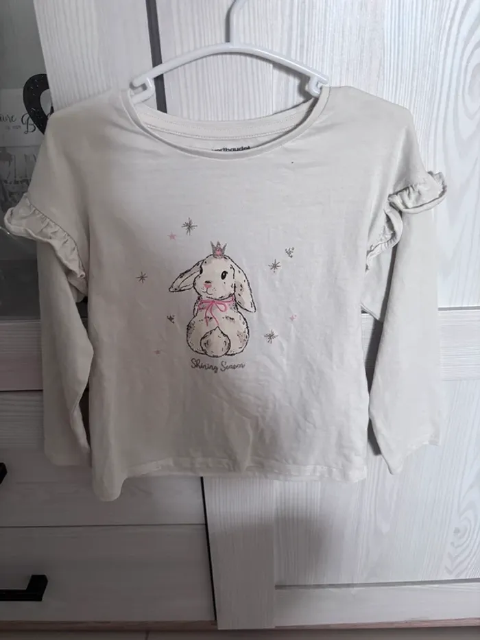 TEE shirt manche longue Verbaudet 4 ans fille