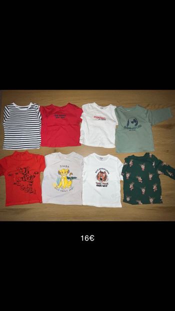 T-shirt manche longue bébé garçon  (12 mois)