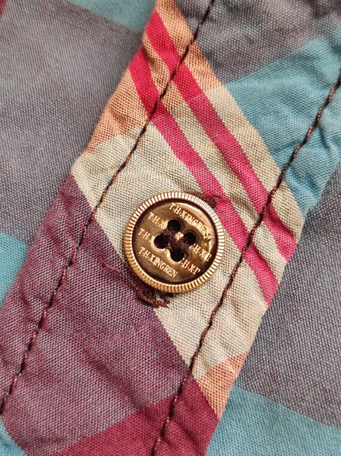 Chemise à carreaux coloré taille unique - photo numéro 4