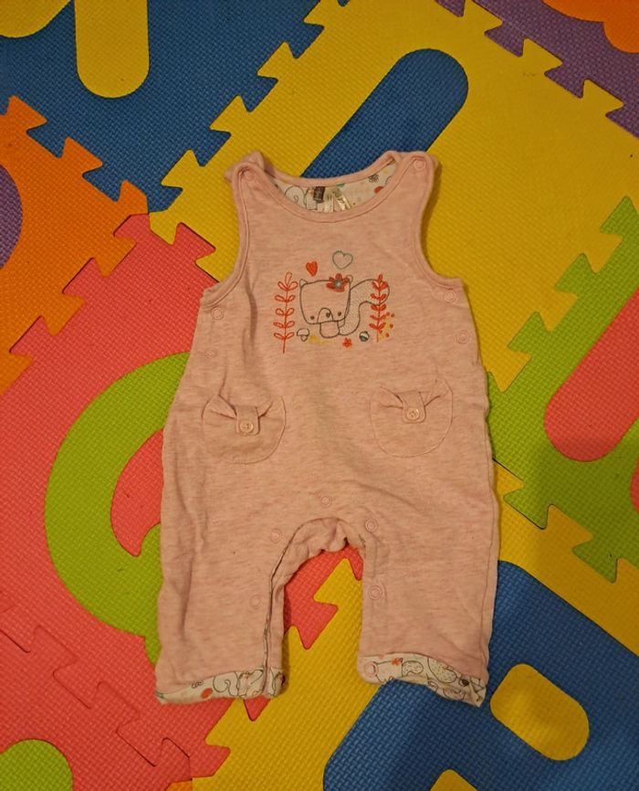 Ensemble t-shirt manches longues salopette écureuil, orchestra, taille 1 mois (54 cm) - photo numéro 2