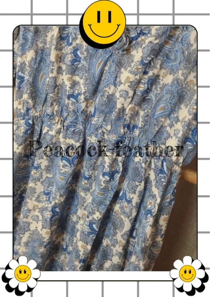 Tunique robe h&M bleue 44 - photo numéro 3