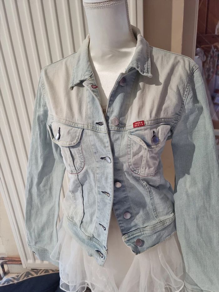 Veste jean délavé Miss Sixty