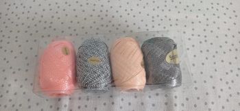Bolduc ruban noir beige et rose