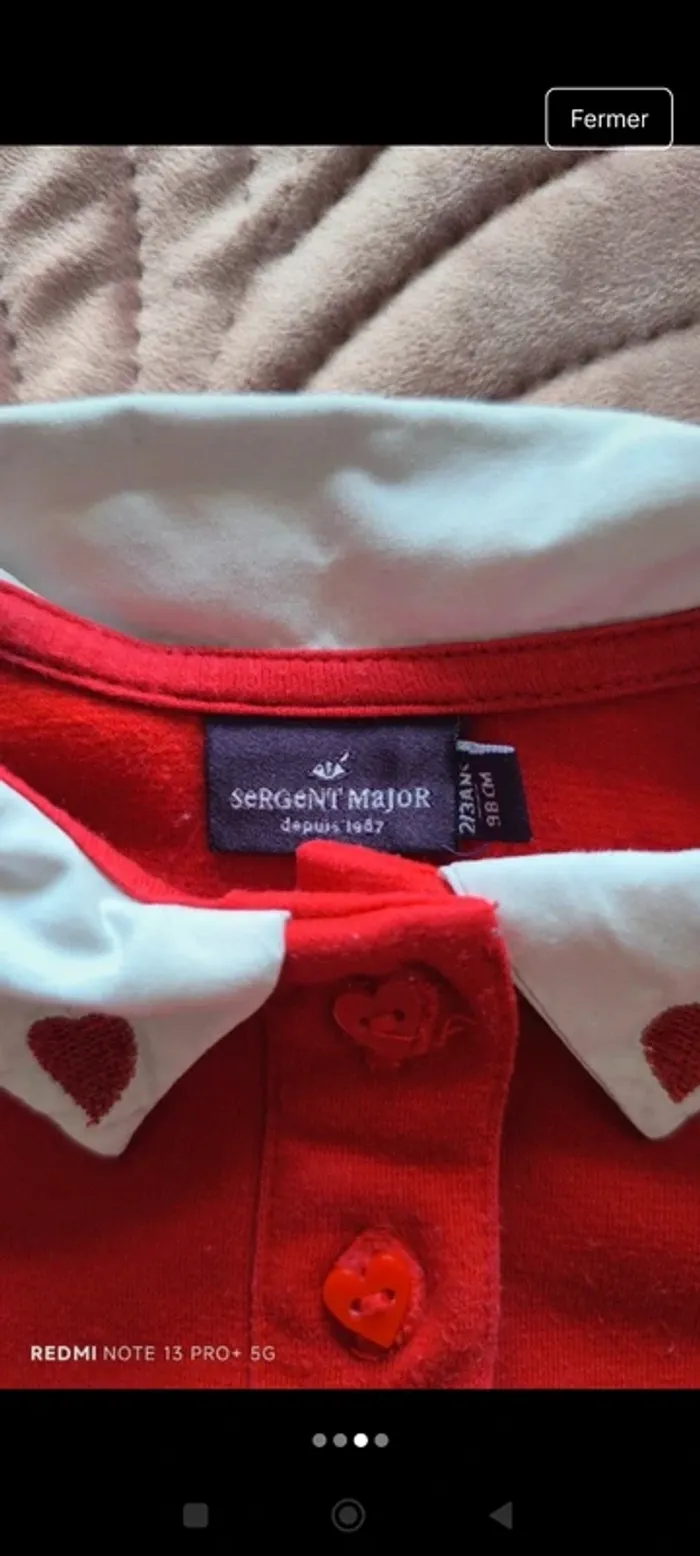 Ensemble Sergent major Robe et pull 3 ans - photo numéro 10
