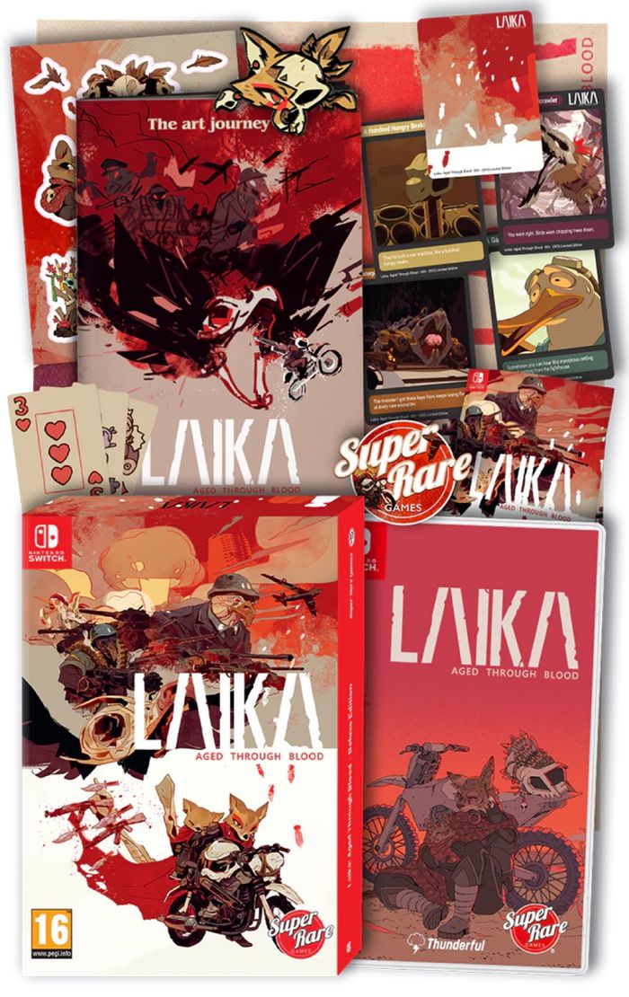 DE#6 : Laika : Aged through Blood Deluxe Edition, Jeu Nintendo Switch, NEUF sous blister. - photo numéro 3