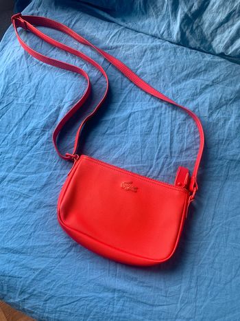 Sacoche rouge Lacoste