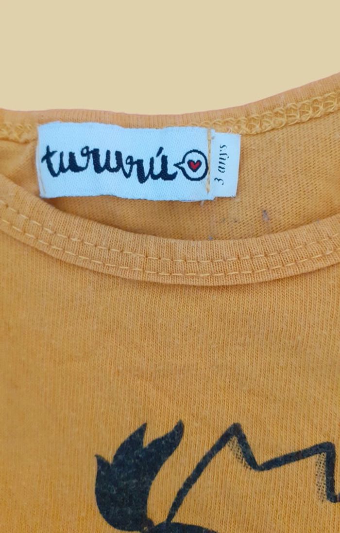 Tee-shirt catalan. 3 Ans. Tururú. - photo numéro 2