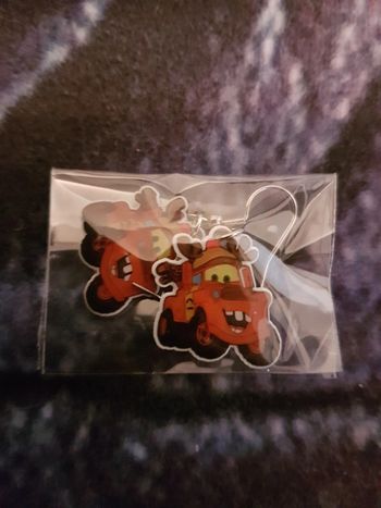 Boucles d oreilles de Noel Cars Disney