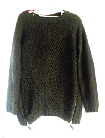 PULL FEMME MIM KAKI FONCE TAILLE S