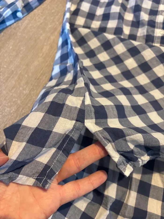 Blouse ou robe à carreaux - photo numéro 7