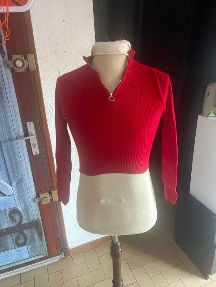 Crop top manches longues