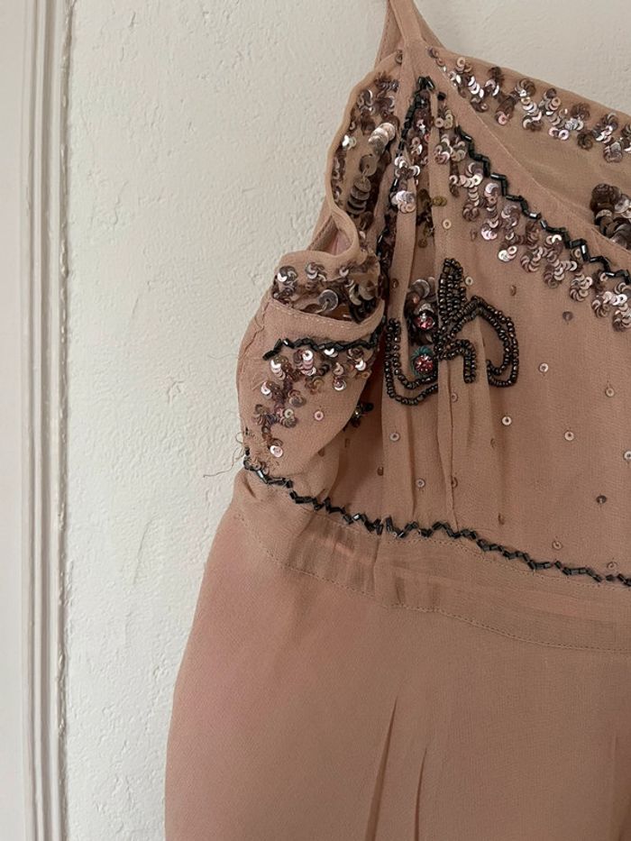 Robe fluide Stella Forest taille 38 – sequins paillettes décolleté & bas – élégante & féminine - photo numéro 3