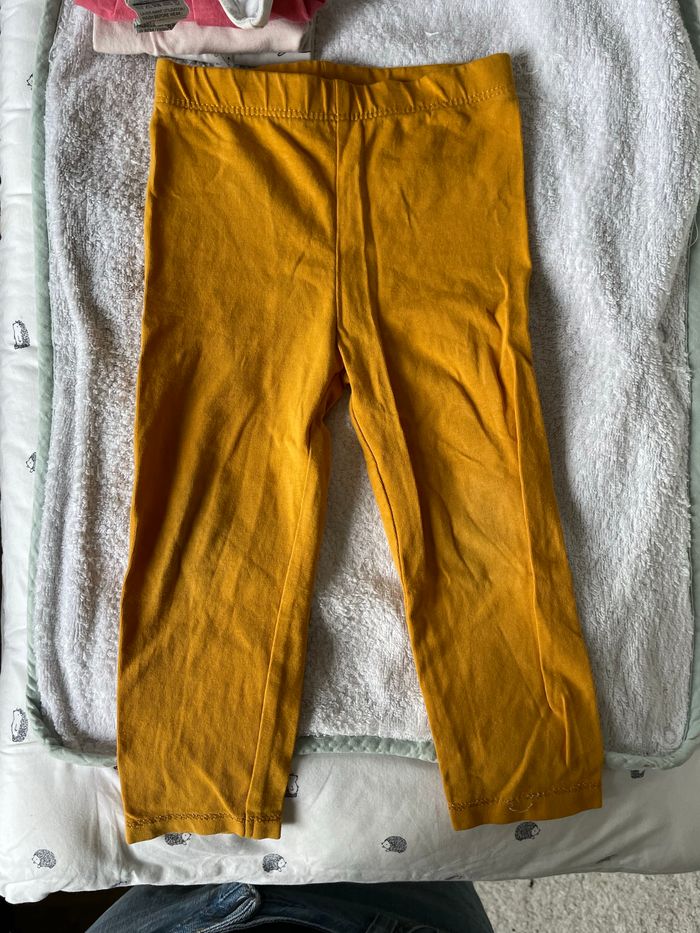 Legging moutarde 18 mois