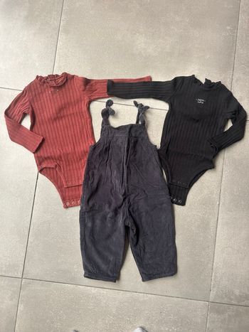 Ensemble bodies et salopette