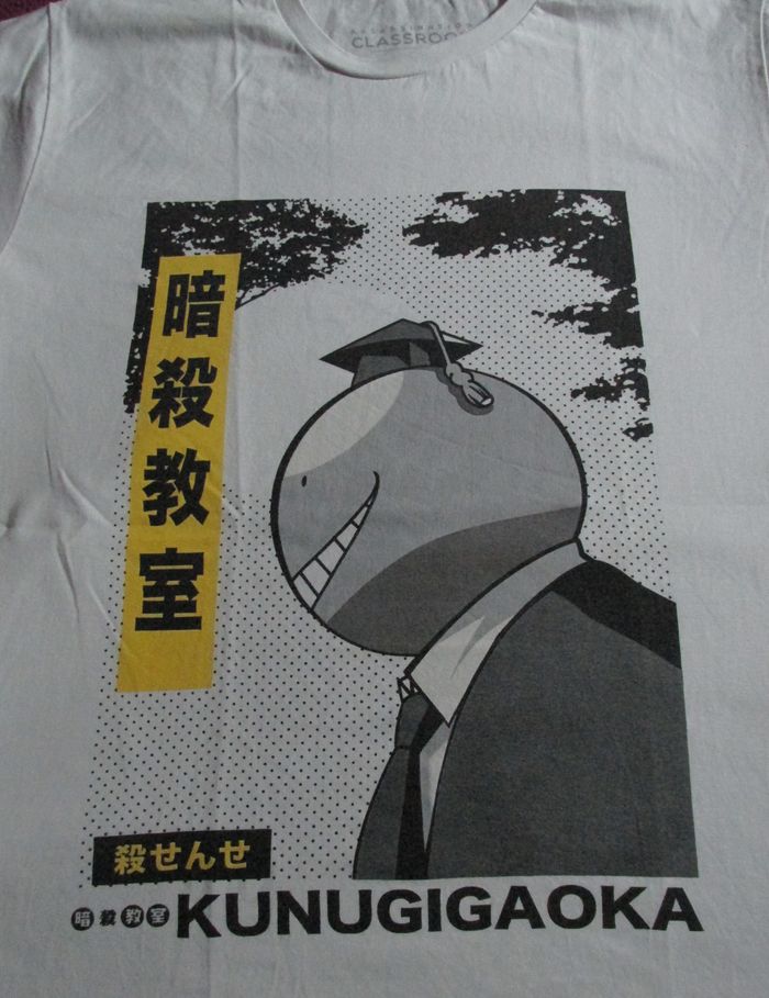 tshirt blanc taille M Assassination Classroom - photo numéro 2