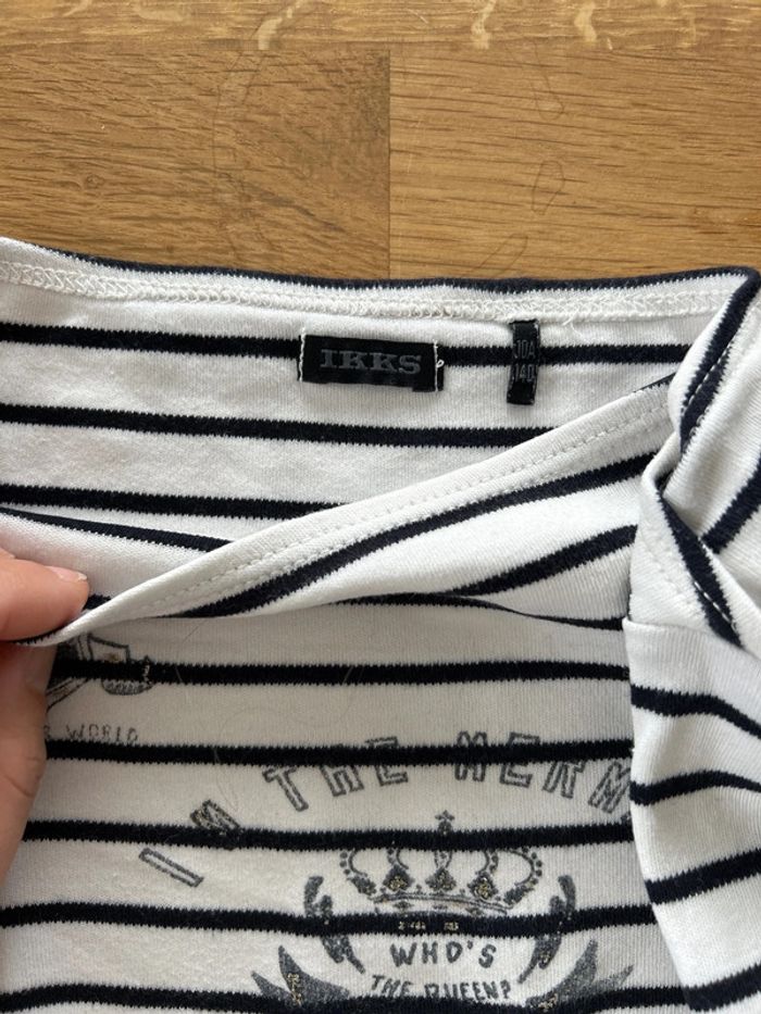 Marinière IKKS 10 ans - photo numéro 7