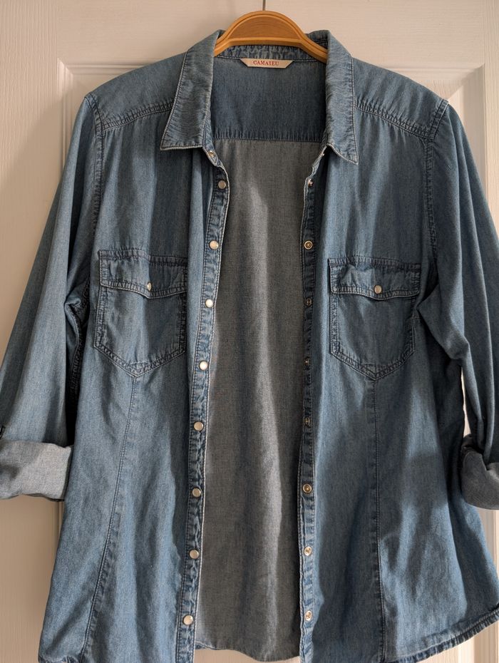 Chemise jean CAMAÏEU femme
