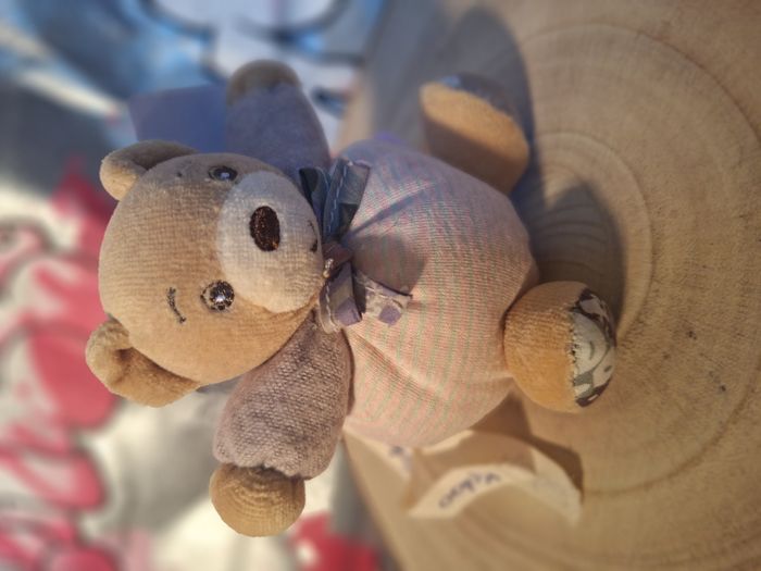 Doudou ourson bébé peluche attache poussette marque Kaloo neuf jamais utilisé - photo numéro 5