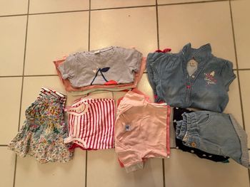 Lot vêtements fille 24 mois été