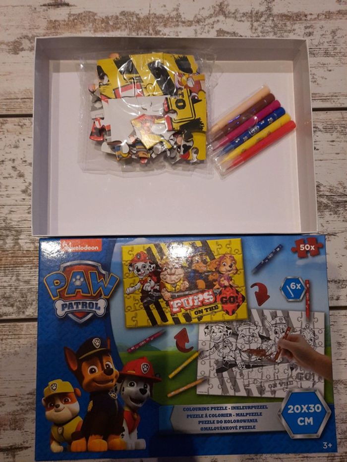 Puzzle pat patrouille à colorier Neuf