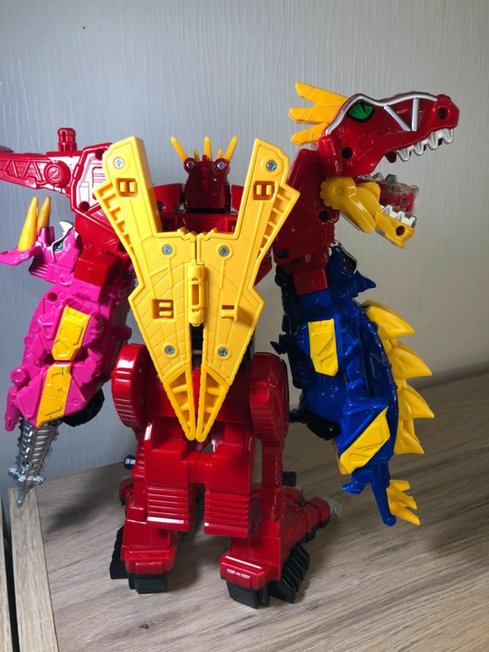 Complet Figurine Power Rangers Bandai 2015 Dino Charge DX Megazord - photo numéro 3