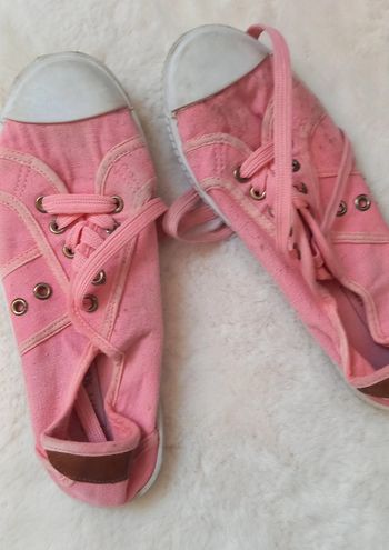 👻baskets toile T37👻