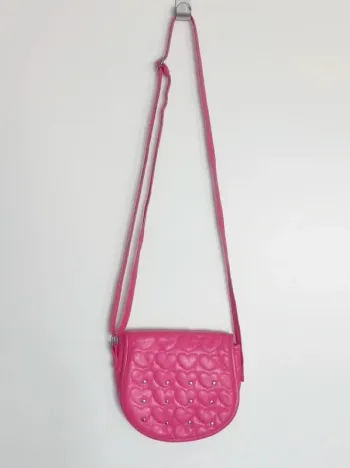 Sac à bandoulière rose coeur / Claire's
