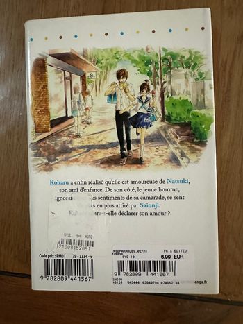 Livre manga Inséparables Tome 2 Édition Panni manga
