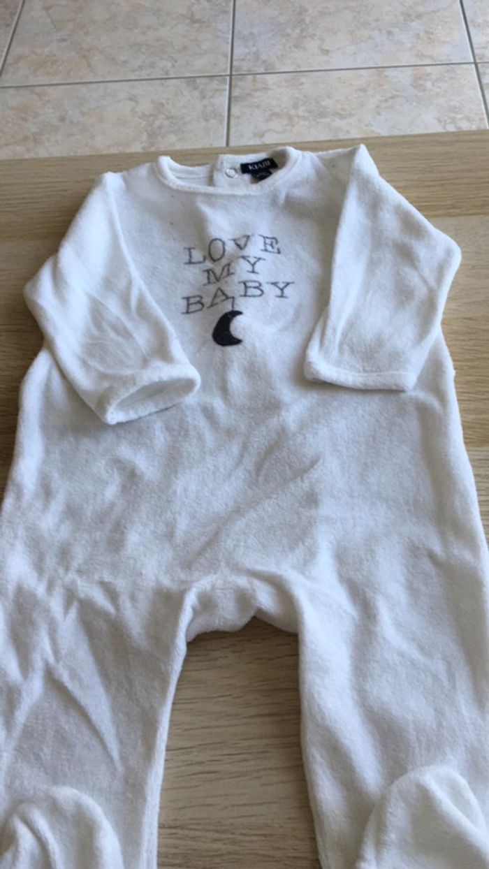 Pyjama léger éponge kiabi