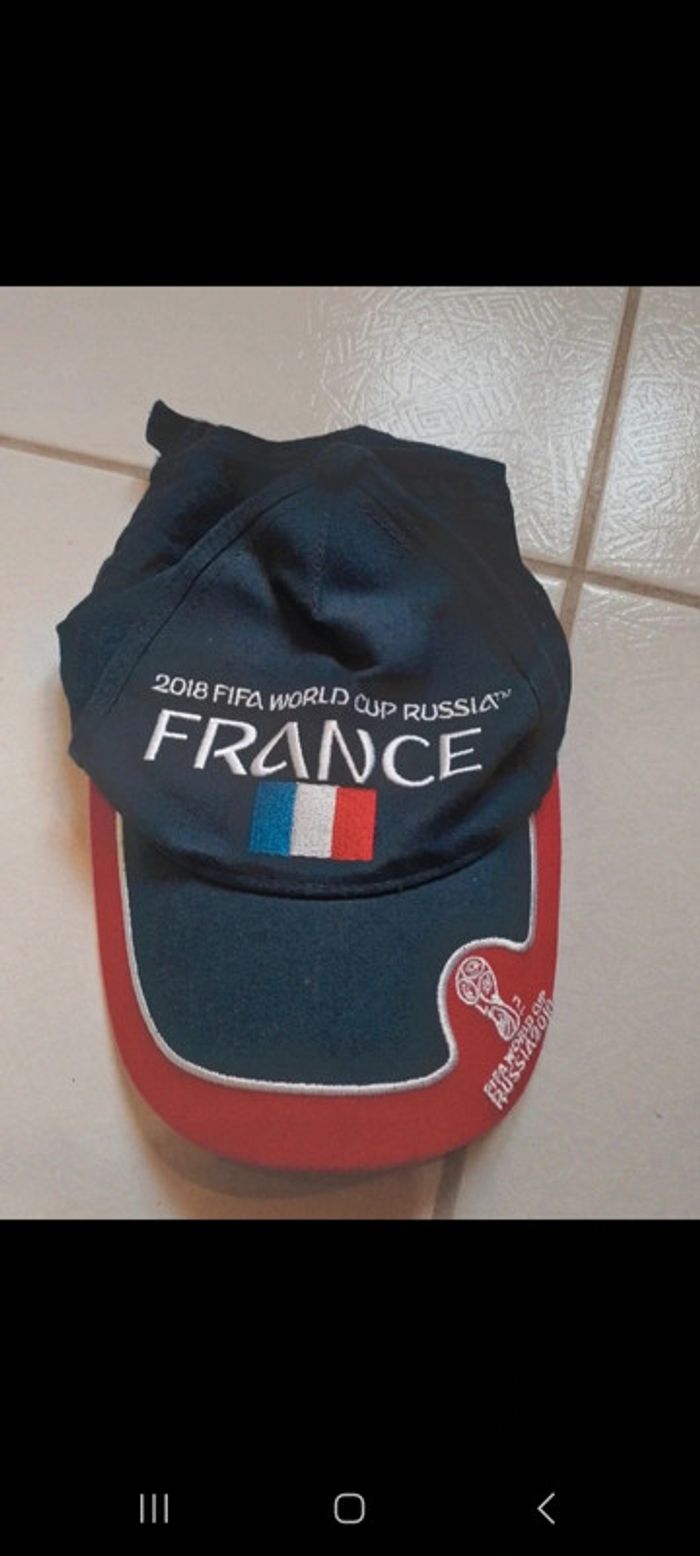Casquette bleue Fifa World Cup France Russia 2018