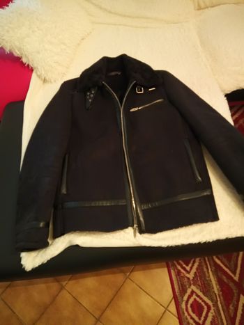 Blouson en peau avec mouton à l' intérieur