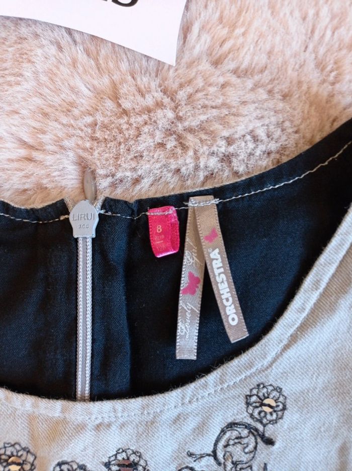 Robe grise Orchestra 8 ans - photo numéro 5