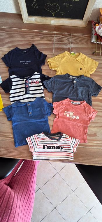 Lot t-shirt 3 mois