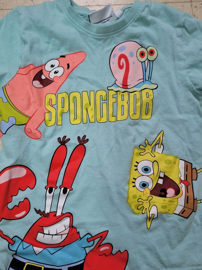 Tee shirt bob l'éponge - photo numéro 2