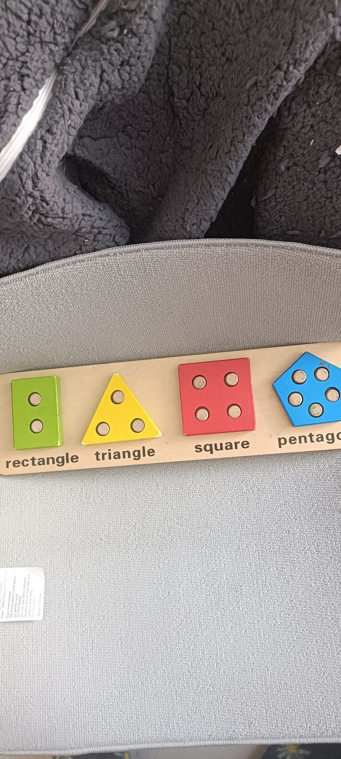 Puzzle Montessori formes géométriques - photo numéro 3