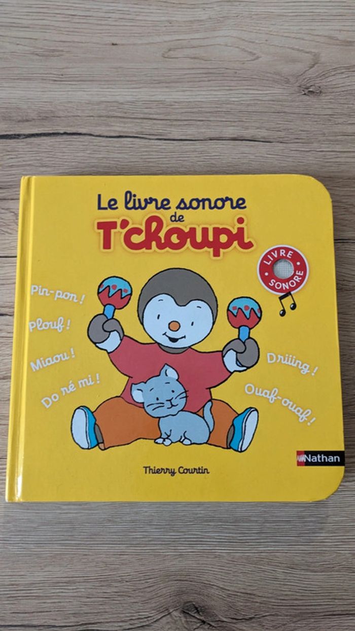 Livre Sonore de T'choupi