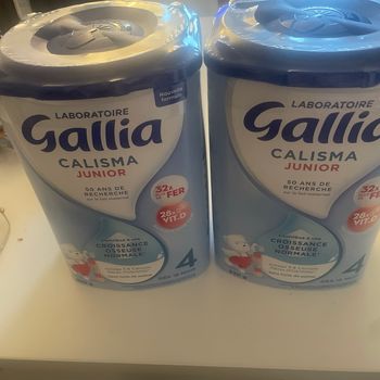 Lot de 2 boîtes à Lait Gallia 4 âge