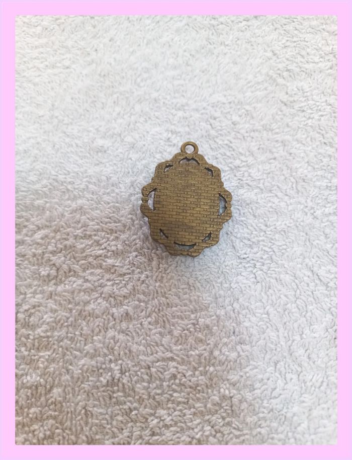 Pendentif avec cabochon Reine des Neiges - photo numéro 2