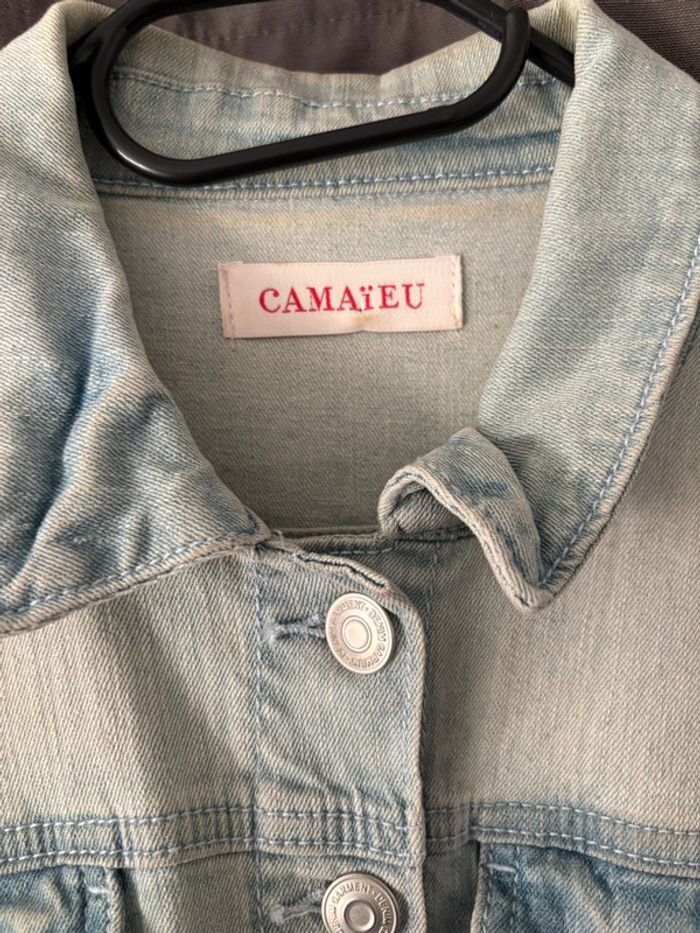Veste en jean camaïeu taille 42 - photo numéro 2