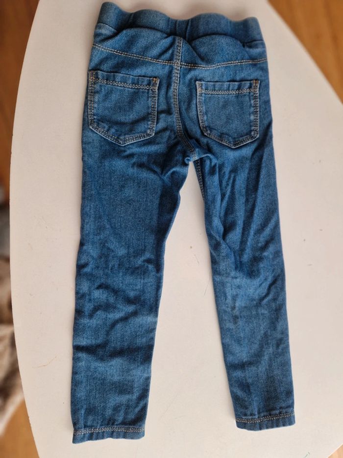 Jegging bleu fille 4 ans Kiabi - photo numéro 3