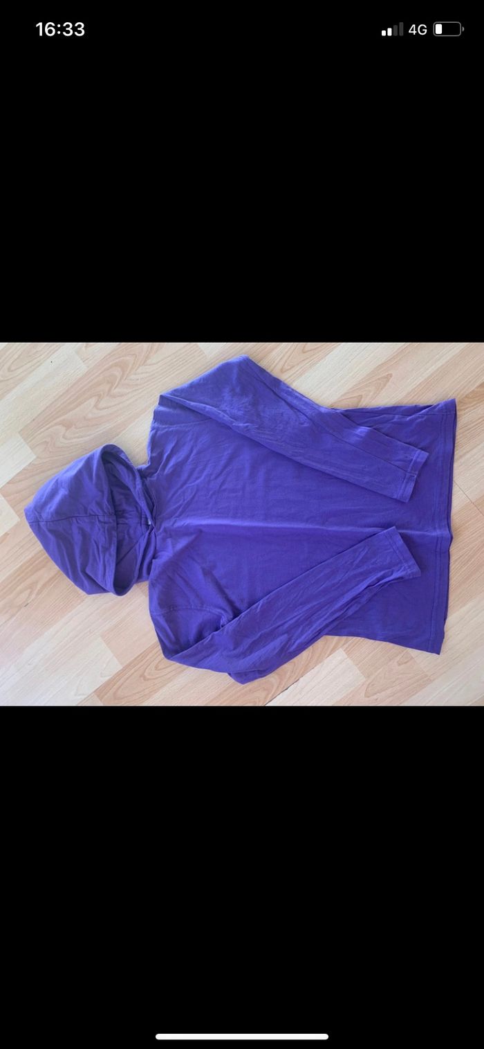 Te shirt ML violet 12 ans