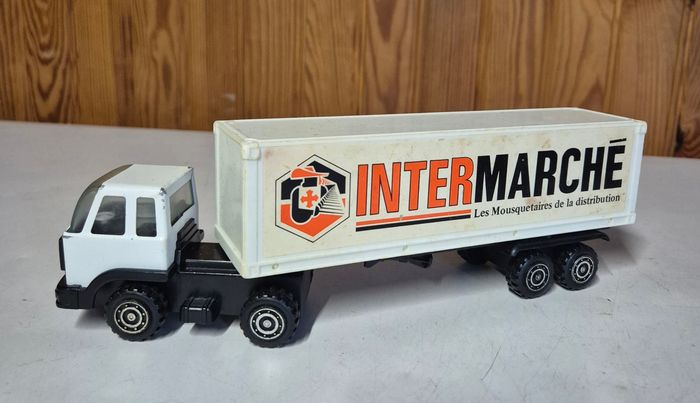 Camion intermarché jouet semi remorque publicitaire ky vintage - photo numéro 1