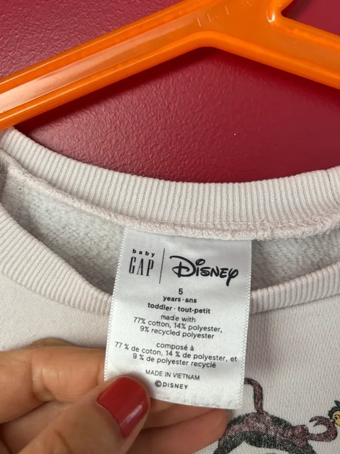Sweat fille gap Disney 5 ans blanche neige - photo numéro 3