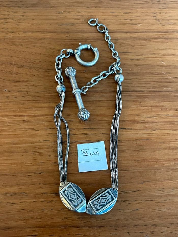 Collier en argent étranger ancien - photo numéro 2