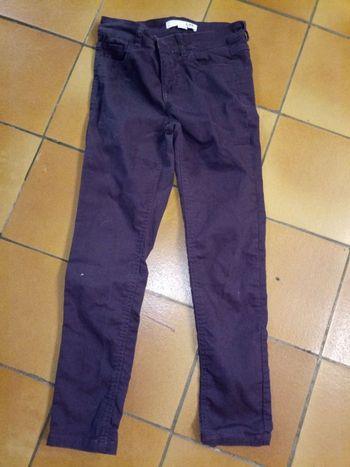 Pantalon couleur prune