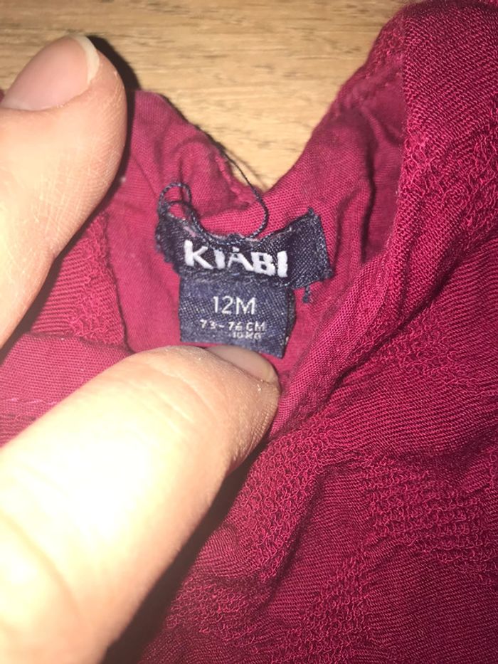 Lot de 2 robes Kiabi 12 mois - photo numéro 2