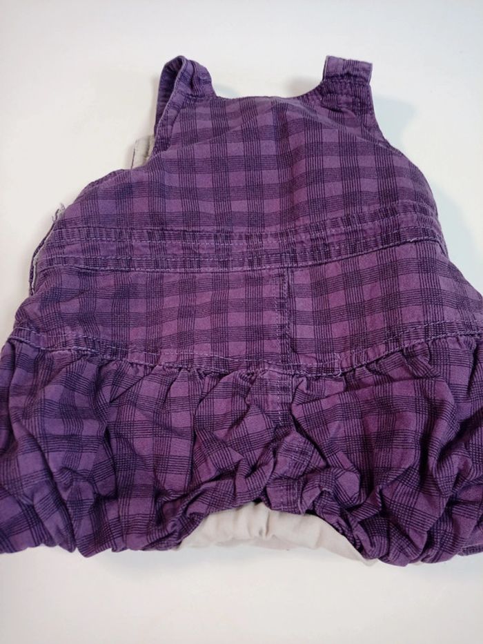 Robe boule violette hibou 6 mois fourrée tbe - photo numéro 2